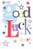 Bright and inviting, this good luck card is a vibrant expression of encouragement-the type you'd slip into a friend's hand after coffee on Upper Street or at the doorstep before a big day. Playful, oversized letters in pastel blue and deep red wind cheerfully together, with hints of moss green and glowing purple, all underlaid on a spotless white canvas. Clusters of stars-inky blue, punchy lime, and pale lavender-emerge in a scattered dance, lending a magical sense of good fortune swirling around the card. The quality of the smooth cardstock is unmistakable, as tangible as the freshness of blooms sourced daily by Flowers Islington's team for same-day deliveries across the area. This card is perfect for anyone stepping onto life's stage-whether auditioning at Sadler's Wells, enduring exams, or greeting new beginnings-ensuring that Islington's signature optimism and creative energy travel wherever good luck is needed.